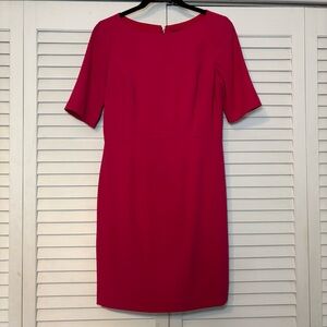 Ann Taylor Sheath Dress Women’s Size 4 Magenta Pink Career Work Office Dress